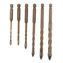 Four-Flute Sawtooth Eccentric Drill Bit, Four Edged Serrated Eccentric Drill, Four-Flute Sawtooth Eccentric Drill Bit