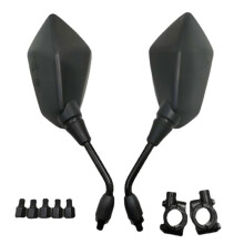Universial 10mm Motorbike Mirror Scooter E-Bike Rearview Mirrors Electromobile Back Side Convex Mirror