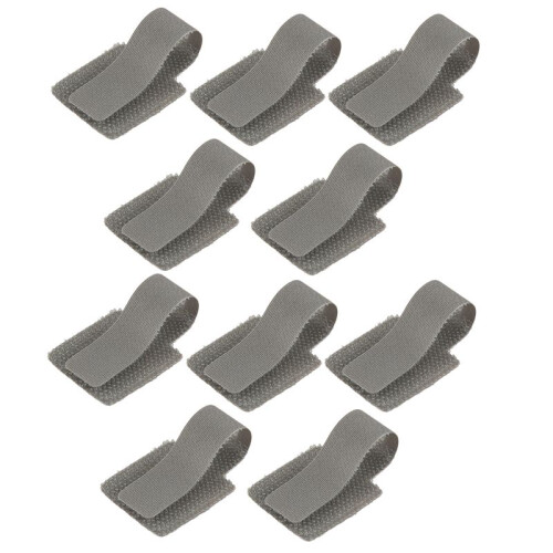Hook and Loop Cable Management Under Desk, 80PCS Self Adhesive Cable Ties, Reusable Wire Organizers for Cords