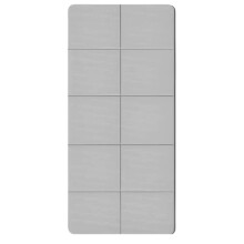 Eco-Friendly TPE Yoga Mat, Foldable, Double-Sided Non-Slip Surface, Ideal for Travel, Pilates & Floor Workouts Gray
