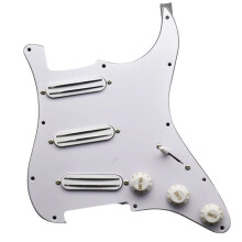 Zestaw Gotowych do Podłączenia Przetworników SSS Pickguard do Gitary ST Dual Hot Rail Humbucker Pickguard Scratchplate Assembly