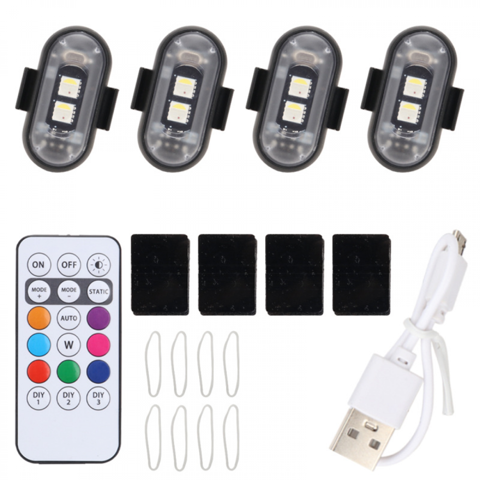 Rgb Led Aircraft Strobe S Motorcycle S Led Flash Position Wireless Aircraft Airplan Light 9042014424367