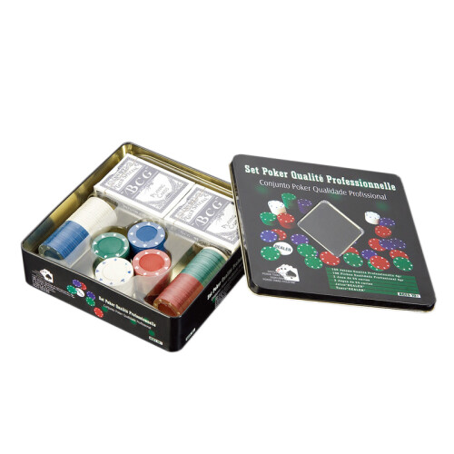 Chip Set Poker Chips 100 Chips Texas Holdem Poker Board Game Chips