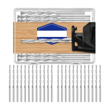 50 Stück 1/8 Zoll Bohrer für Holz und Kunststoff Führungspunkt Schneidbits Durchmesser Holzfräser, Zur Verwendung mit Spiralsäge
