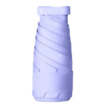 Folding Travel Umbrella, 6-Rib Portable Pocket Umbrella, Windproof & Rainproof, Suitable for Daily Light