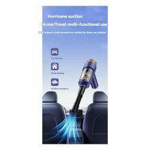 Handheld Car Vacuum Cleaner, Car Vacuum Portable Cordless, Vacuum Cleaner and Air Duster,Multi-Nozzles,for Car,Pet