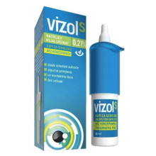 Vizol S 0.21% Eye Drops Bottle |Helps soothe burning or stinging sensation - 10ml
