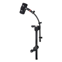 Adjustable Instrument Stand with Rackmount Bracket Clip Microphone Clip Soft Rubber Shock-Absorbing Structure for Cello