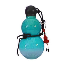 Chinese Retro-Geïnspireerde Kalebas Stijl Waterfles 800ML Kalebas Waterfles Grote Kalebas Reis Waterfles voor de Sportschool Blauw