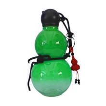 Garrafa de Água Estilo Cabaça com Inspiração Retrô Chinesa 800ML Garrafa de Água Cabaça  Garrafa de Água de Viagem para Academia Verde