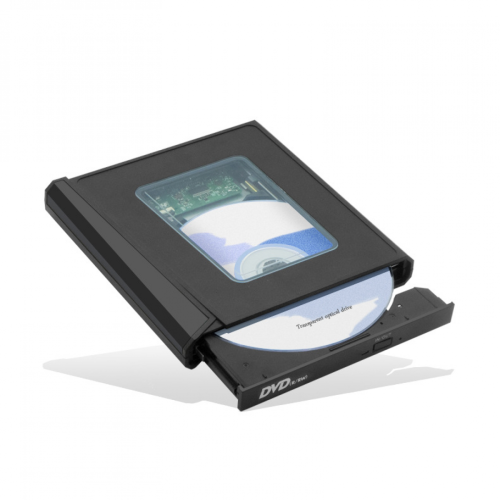 2025 LightScribe Function External CD/DVD Drive, Slim Aluminum Alloy Material for Durable and Stylish Use