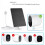 Waterproof Solar Panel Magnetic for Arlo Ultra/Ultra 2/Pro 3/Pro 4/Pro 3 Floodlight Security Camera, /10Ft Long Cable 2