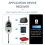 Sistema Microfonico Wireless UHF Microfono Lavalier e Indossabile A Doppia Testa per Eventi, Discorsi e Registrazioni A 10