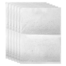 6 Feuilles de Transferts de Strass Thermocollants, Patchs de Transfert de Cristal Thermocollants, Autocollants de Strass Thermocollants à Paillettes
