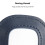 Portable Protective Case Dustproof Case with Keychain for Tile Mate 2024 for Tile Mate 2022 for  Tracker Black 8