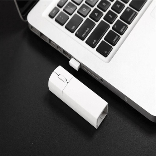 Mouse Wireless  2.4G Dual-Mode Ricaricabile Portatile Ottico USB Mouse per Computer da Ufficio per Laptop PC B 2