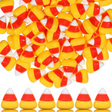 150 Stuks Halloween Schattige Hars Snoep MaïS Plaksteen Kunstmatige Nep Snoep MaïS Faux Plaksteen Versieringen