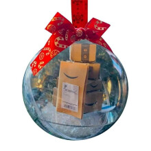Bola de Adorno NavideñO Decoraciones para áRboles de Navidad Adorno Transparente Adorno para Casa Bola Colgante Regalo Exquisito-Entrega ExpréS