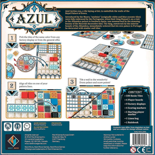 Hry Plan B, hra s kladením dlaždíc Azul 1