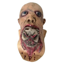 Halloween Zombie Mask Props Grudge Hedging Zombie Mask Realistic Masquerade Halloween Mask Long Hair Scary