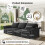 3-Seater Chenille Modern Sofa, Comfortable Home Lounge Sofa 10
