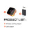 Orange Wireless Carplay Adapter for IOS/Android Fast Connection Zerolatency High-Quality Hands-Free Calling Charger B 3