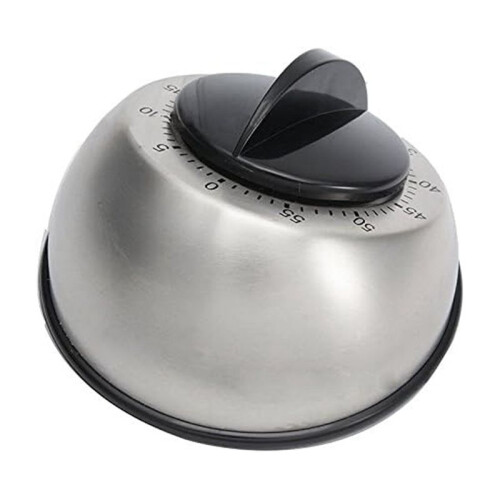 Mechanical Stainless Steel  Counter 60 Mins Cooking Baking Kitchen Timer Countdown Wind  Clock Home Tools 2