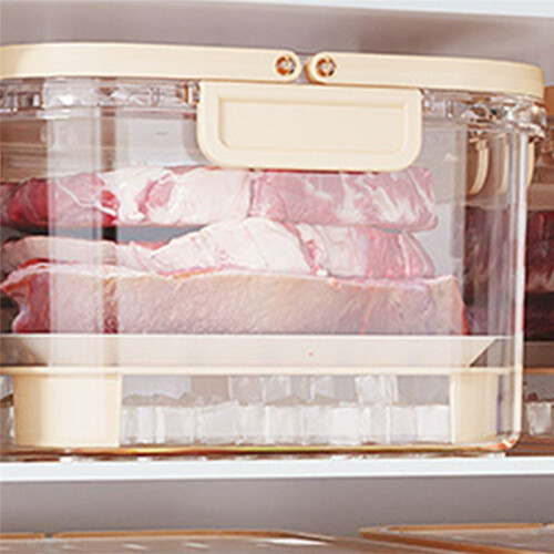 Portable Refrigerator Fresh-Keeping Box,Large-Capacity Portable Crisper with Handle,Fruit Storage Containers for FridgeA 2