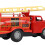 Vintage Iron Fire Truck Model Decor, 155g Fire Engine Toy 10