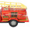 Vintage Iron Fire Truck Model Decor, 155g Fire Engine Toy 5