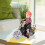 Retro Clockwork Toy: Boy on Bike with Dog 14