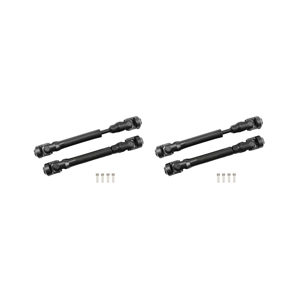 4Pcs Metal Drive Shaft Cvd Driveshaft For 313Mm Wheelbase Axial Scx10 & Scx10 Ii 1/10 Rc Crawler Car Upgrade Parts 4712806662943