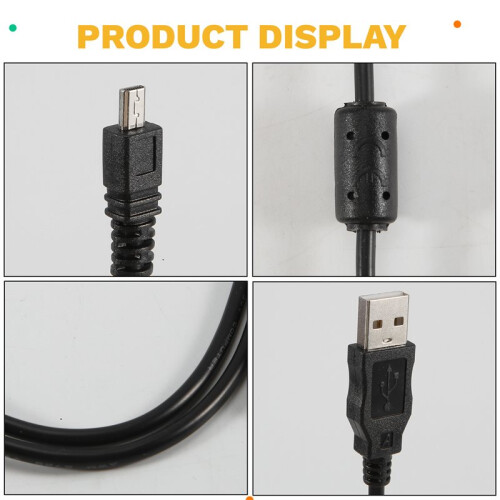 UC-E6 Data Cable Digital Camera USB  8 Pin Universal for      1 M with Magnetic Ring 1