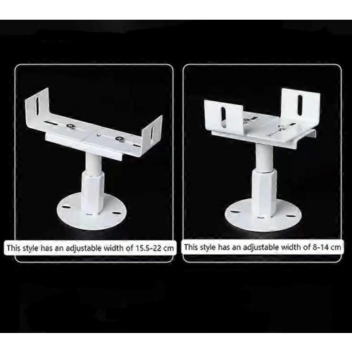 Height Adjustable Radiator Support - 2 Pack Vertical Cast Iron Radiator Feet, White, 26-31 Cm, Floor Support 1