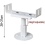 Height Adjustable Radiator Support - 2 Pack Vertical Cast Iron Radiator Feet, White, 26-31 Cm, Floor Support 3