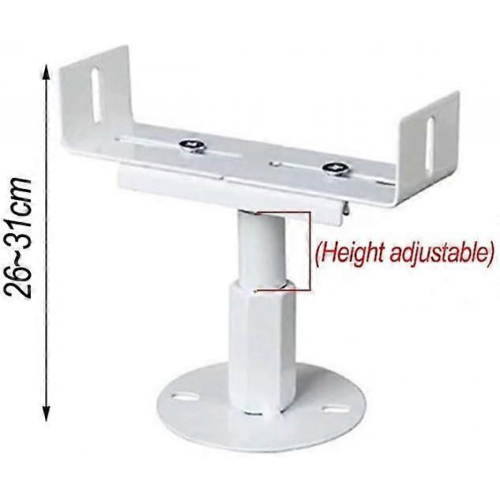 Height Adjustable Radiator Support - 2 Pack Vertical Cast Iron Radiator Feet, White, 26-31 Cm, Floor Support 2