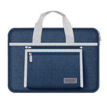 Waterproof Laptop Bag, Tablet Bag Sleeve Handbage Portable Notebook Briefcase 13 Inch Dark  + Gray