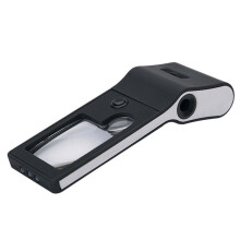 Jeweller Magnifying Glass with Light 55x 10x 3x Handheld Magnifying Glass with LED/UV Light for Tight Work, Jewellery