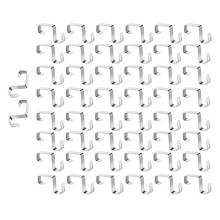 50 Pcs Christmas Lights Gutter Hooks Holiday Lights Hooks Gutter Hangers for Xmas Lights Outside Decoration
