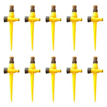 Household Garden Irrigation Sprinkler for Easy Lawns Care Automatic 360 Degree Rotating Watering Equipment 10pcs
