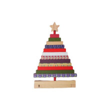 Wooden Christmas Trees Figurines Christmas Decorations Home Accessories Rotatable Miniatures Aesthetic Room Decor Gift S