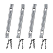 4 PCS Metal Guitar String Retainer Bar 45mm Guitar String Tension Bar with Screw for Electric Guitar Amplifier