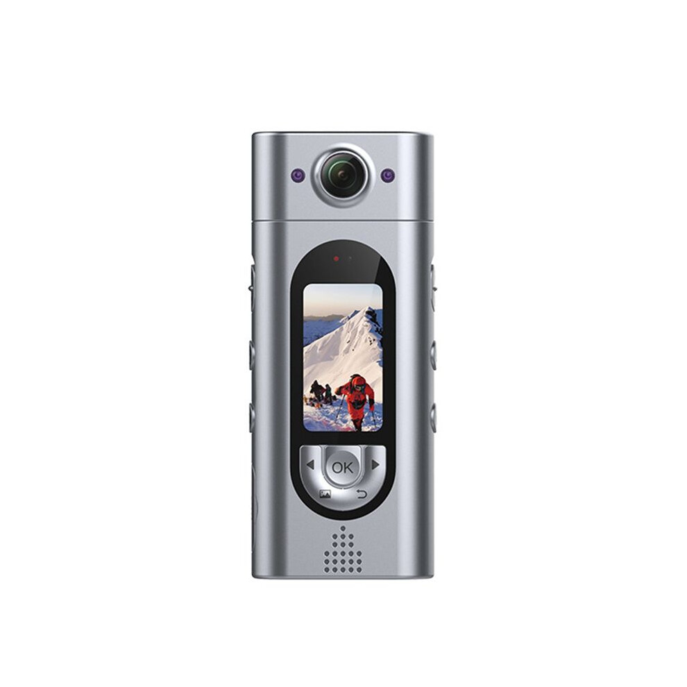 Sports Camera Outdoor Sports Cycling Wifi Camera Portable Chest Wearable 1080P Hd Law Enforcement Camera Silver 6034161354515