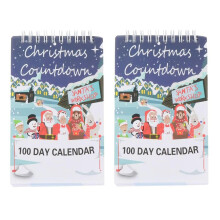 100-Day Christmas Countdown Calendar Calendar Countdown Calendar Room Decoration