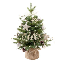-Weihnachtsbaum für Den Schreibtisch, Weihnachtliche Atmosphäre, Dekoration, Rotierende Spieluhr, -Weihnachtsbaum, Lustiges Ornament für