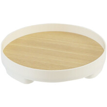 Decorative Tray Small Round Tray Home Decorative Bathroom Tray Wooden Decorative Tray
