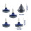 Lawn Mower Cutter Sharpener and Balancer Sharpening Tool Professional Mower Cutter Sharpener for Gardener Landscaper 8