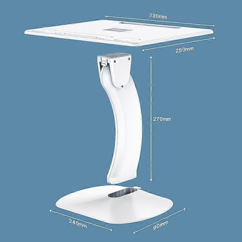 Oatsbasf 03363 Laptop Heightening Bracket Multifunctional Portable Foldable Desktop Stand 2