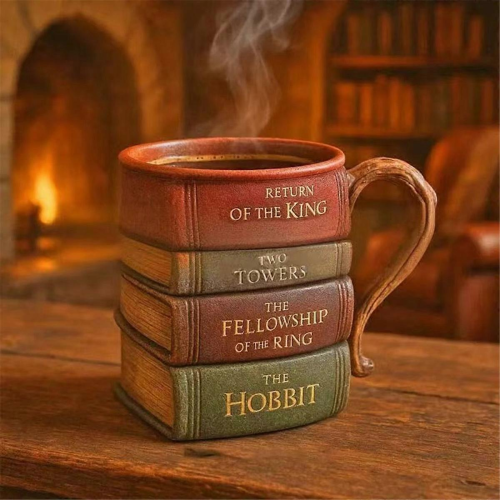 Book-Shaped Coffee Mugs Literary Series Collection Options Drinkware 1