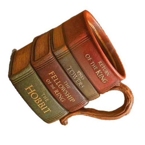 Book-Shaped Coffee Mugs Literary Series Collection Options Drinkware 2